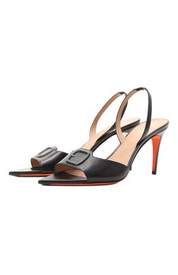 Santoni: Оранжевые босоножки 