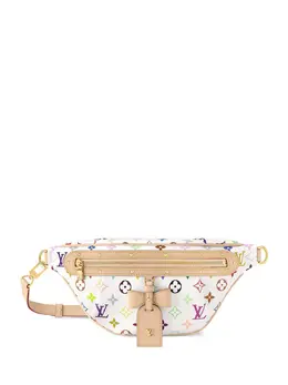 Louis Vuitton Pre-Owned: Белая поясная сумка 