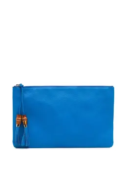 Gucci Pre-Owned: Голубой клатч 