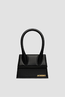Jacquemus: Чёрная сумка  Chiquito