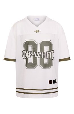 Off-White: Футболка оверсайз 