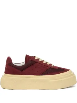 MM6 Maison Margiela: Красные кроссовки 