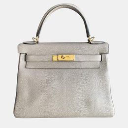 Hermes: Блестящая сумка на руку  Kelly 28