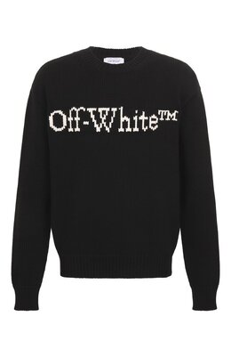 Off-White: Свитер с манжетами 