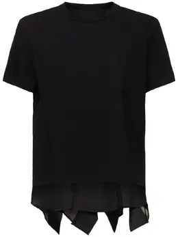 SACAI: Хлопковая футболка 