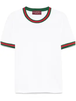 Gucci: Белая футболка 