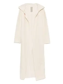 Rick Owens DRKSHDW: Белое пальто 