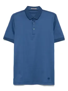Corneliani: Голубое поло 