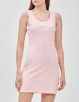 GUESS: Розовое платье 