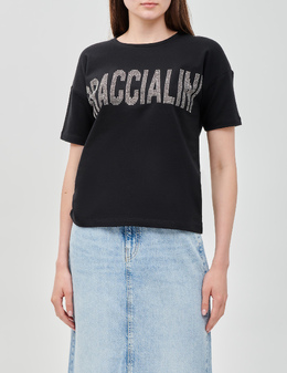BRACCIALINI: Чёрная футболка 