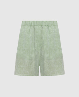 Loro Piana: Зелёные шорты 