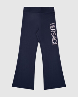 Versace: Синие брюки 