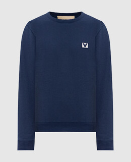 Valentino: Синий свитшот 