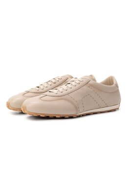 Santoni: Бежевые кроссовки 