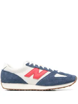New Balance: Голубые кроссовки 