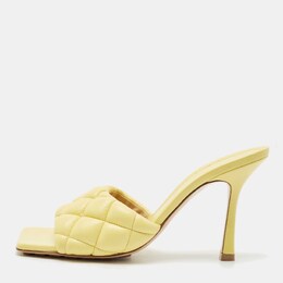 Bottega Veneta: Жёлтые сандалии  Lido