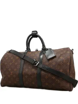 Louis Vuitton Pre-Owned: Коричневая дорожная сумка 