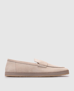 Brunello Cucinelli: Бежевые туфли 