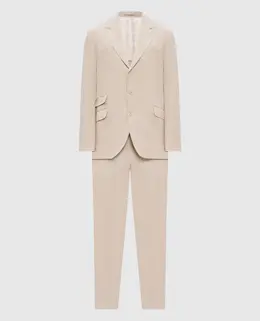 Brunello Cucinelli: Бежевый костюм 