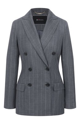 Kiton: Жакет в полоску 