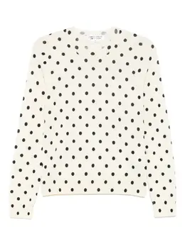 Comme Des Garçons Comme Des Garçons: Свитер в горошек 