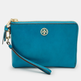 Tory Burch: Зелёный клатч 