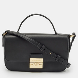 Emporio Armani: Чёрная сумка на руку 