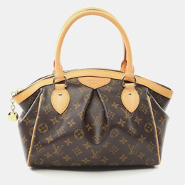 Louis Vuitton: Коричневая сумка 