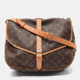 Louis Vuitton: Коричневая сумка 