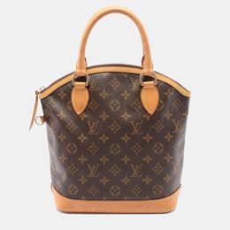 Louis Vuitton: Коричневая сумка на руку  Lockit