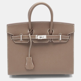 Hermes: Коричневая сумка  Birkin 25