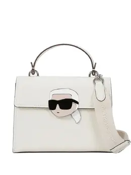 Karl Lagerfeld: Белая сумка через плечо 