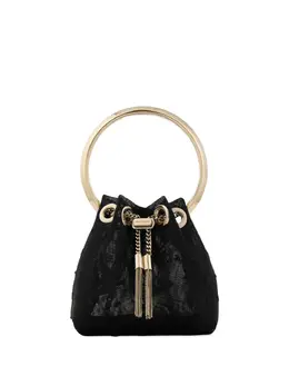 Jimmy Choo: Чёрная сумка через плечо  Bon Bon