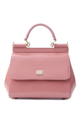 Dolce & Gabbana: Сумка  Sicily Medium с леопардовым принтом