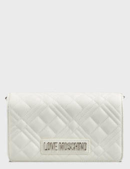 LOVE MOSCHINO: Белая сумка 