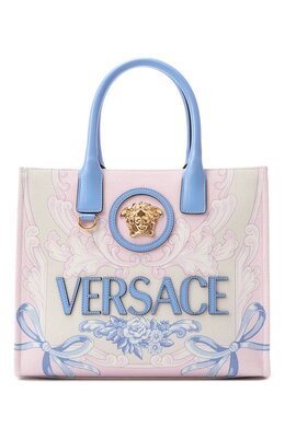 Versace: Сумка  La Medusa small с принтом