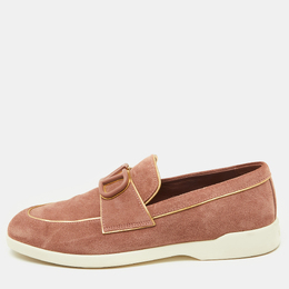 Valentino: Розовые мокасины  VLogo