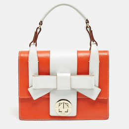 Kate Spade: Оранжевая сумка на руку 