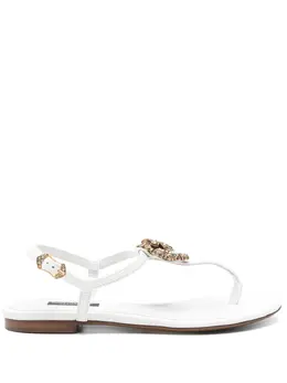 Dolce & Gabbana Pre-Owned: Белые сандалии 