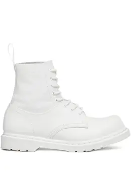 MM6 Maison Margiela: Белые ботинки 