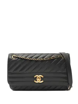 CHANEL Pre-Owned: Чёрная сумка 