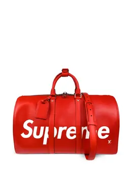 Louis Vuitton Pre-Owned: Красная спортивная сумка 