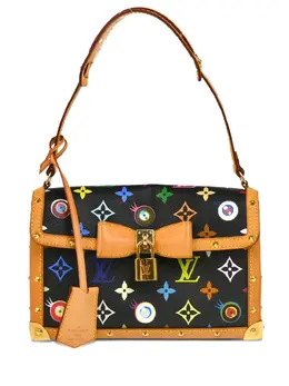 Louis Vuitton Pre-Owned: Чёрная сумка 