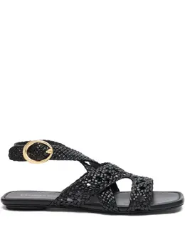 Stuart Weitzman: Чёрные сандалии 