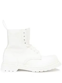 MM6 Maison Margiela: Белые ботинки 