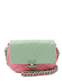 CHANEL Pre-Owned: Розовая сумка 