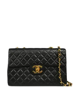 CHANEL Pre-Owned: Чёрная сумка 