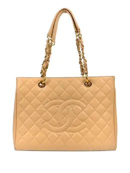 CHANEL Pre-Owned: Светлая сумка-шоппер 