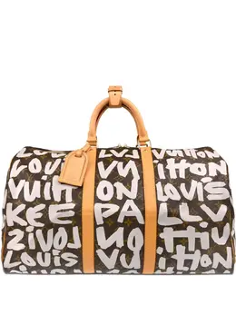 Louis Vuitton Pre-Owned: Коричневая дорожная сумка 