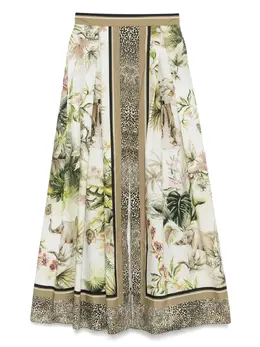 Elie Saab: Юбка с принтом 
